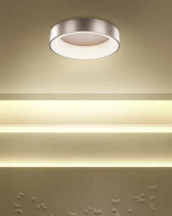Best Beliani Lampadario a LED DAWEI Metallo chiaro Marrone