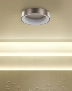 Best Beliani Lampadario a LED DAWEI Metallo chiaro Marrone