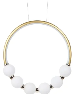 Discount Beliani Lampadario a LED FANE Metallo Oro