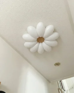Discount Beliani Lampadario a LED Fiore TINAU Bianco