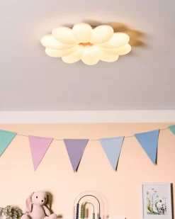 Discount Beliani Lampadario a LED Fiore TINAU Bianco