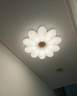 Discount Beliani Lampadario a LED Fiore TINAU Bianco