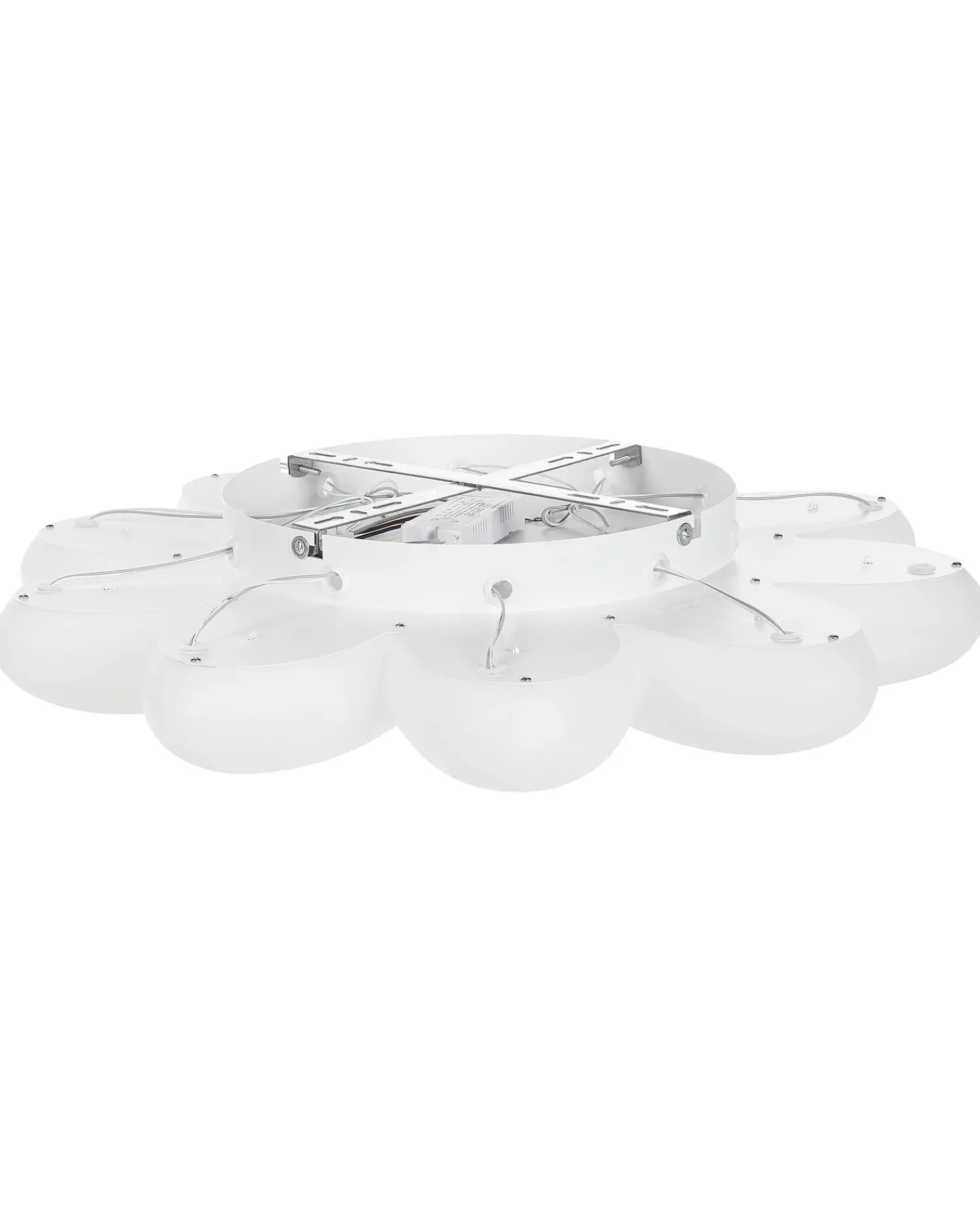 Discount Beliani Lampadario a LED Fiore TINAU Bianco