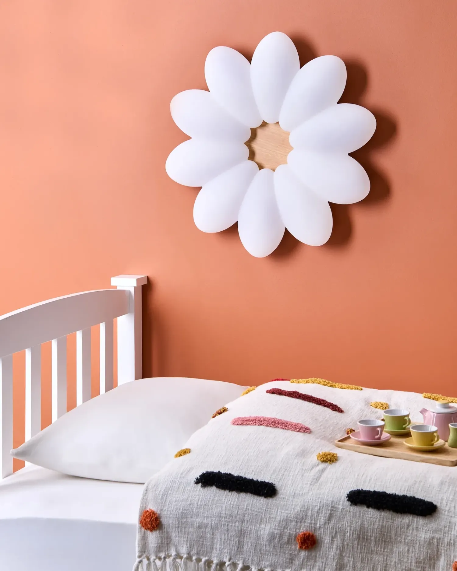 Discount Beliani Lampadario a LED Fiore TINAU Bianco