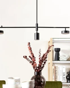 Hot Beliani Lampadario a LED FOYLE Metallo Nero