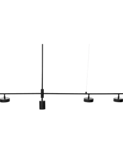 Hot Beliani Lampadario a LED FOYLE Metallo Nero
