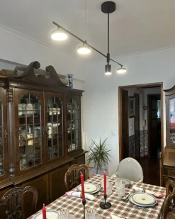 Hot Beliani Lampadario a LED FOYLE Metallo Nero