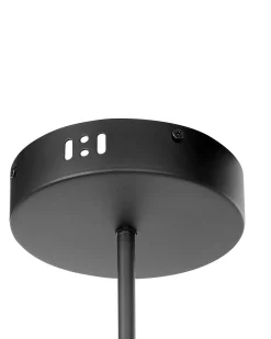 Hot Beliani Lampadario a LED FOYLE Metallo Nero