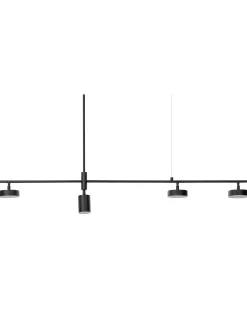 Hot Beliani Lampadario a LED FOYLE Metallo Nero
