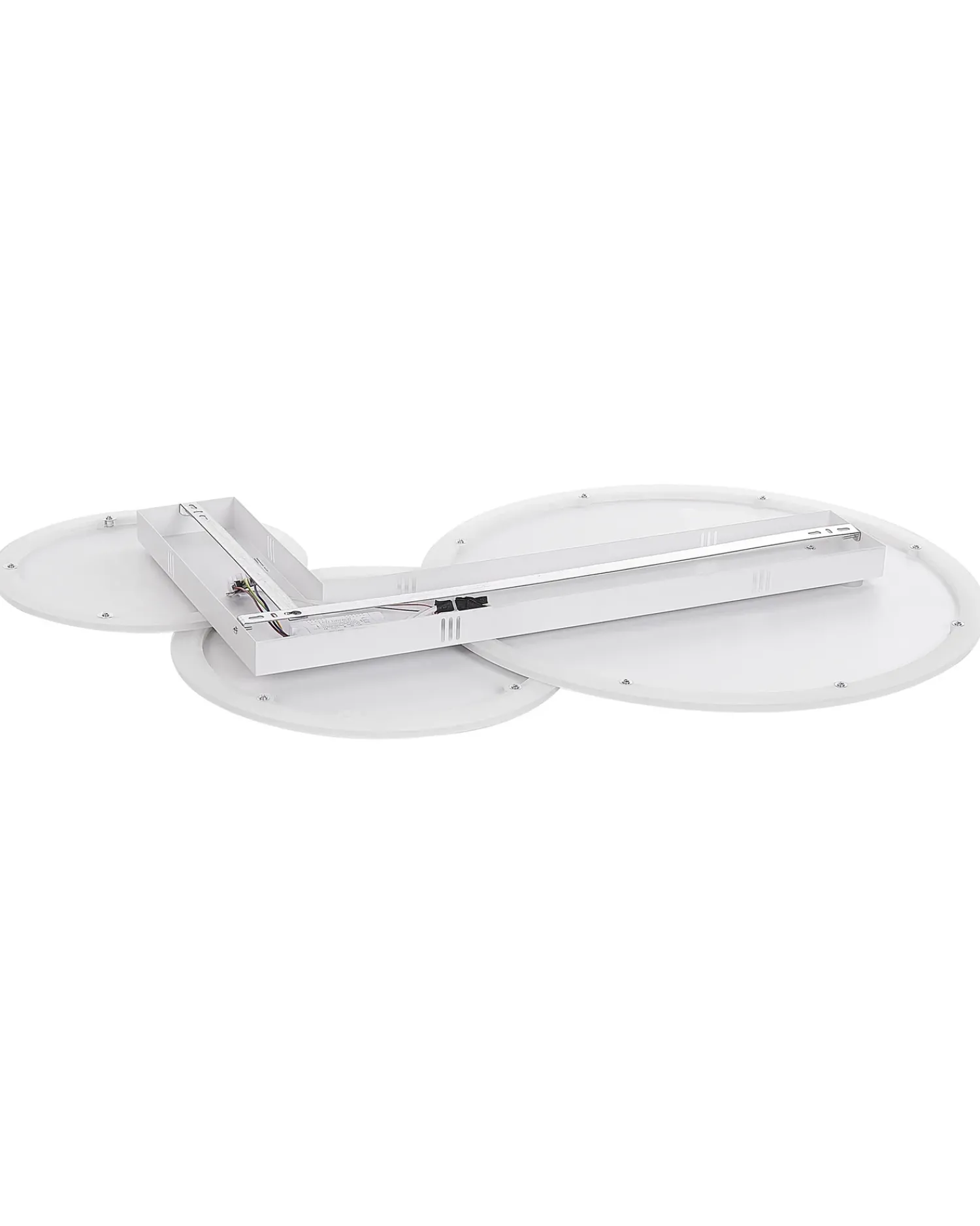 Outlet Beliani Lampadario a LED GABRIK con dimmer Metallo Bianco