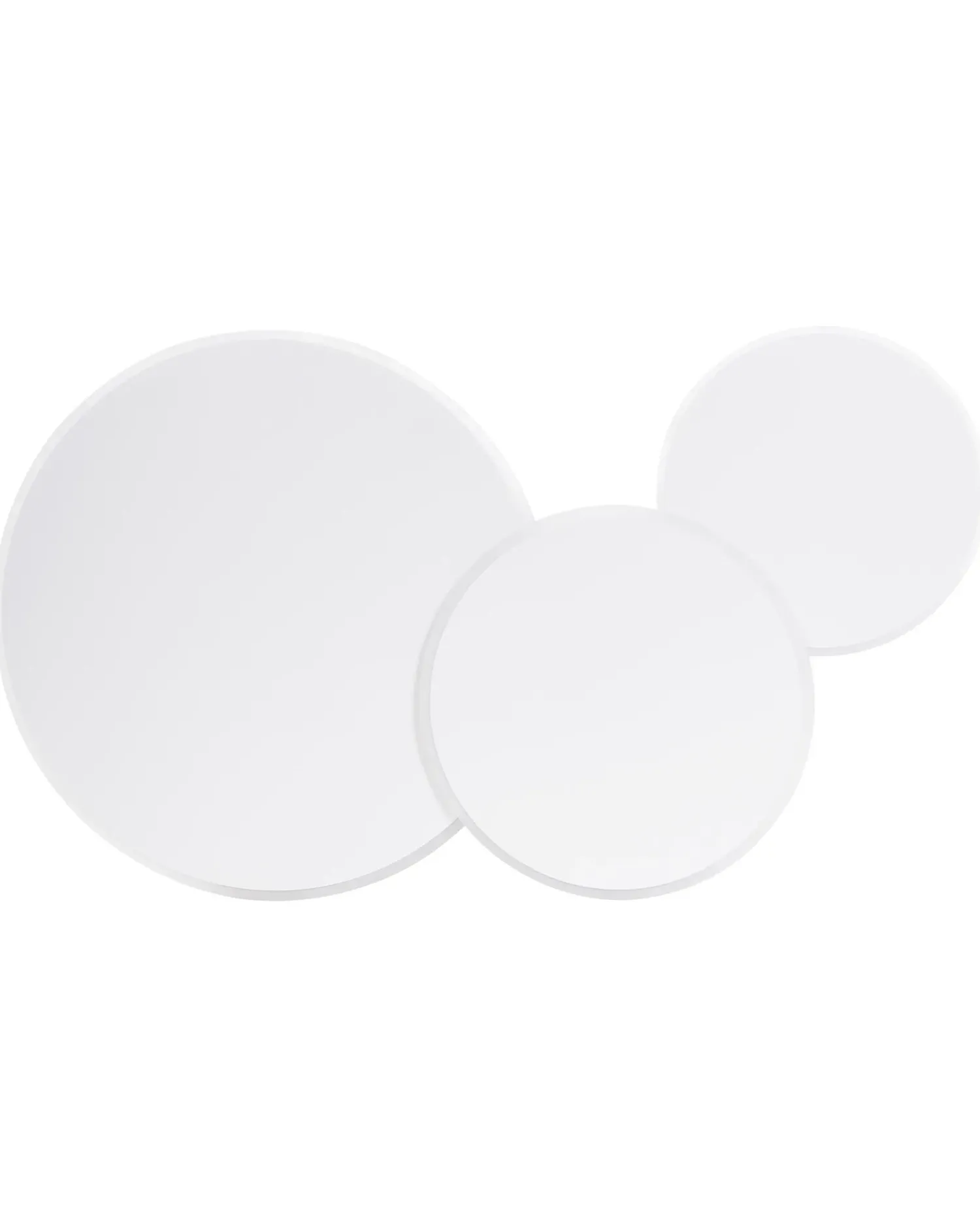 Outlet Beliani Lampadario a LED GABRIK con dimmer Metallo Bianco