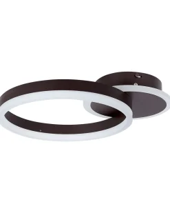Best Beliani Lampadario a LED GLYDE Metallo scuro Marrone