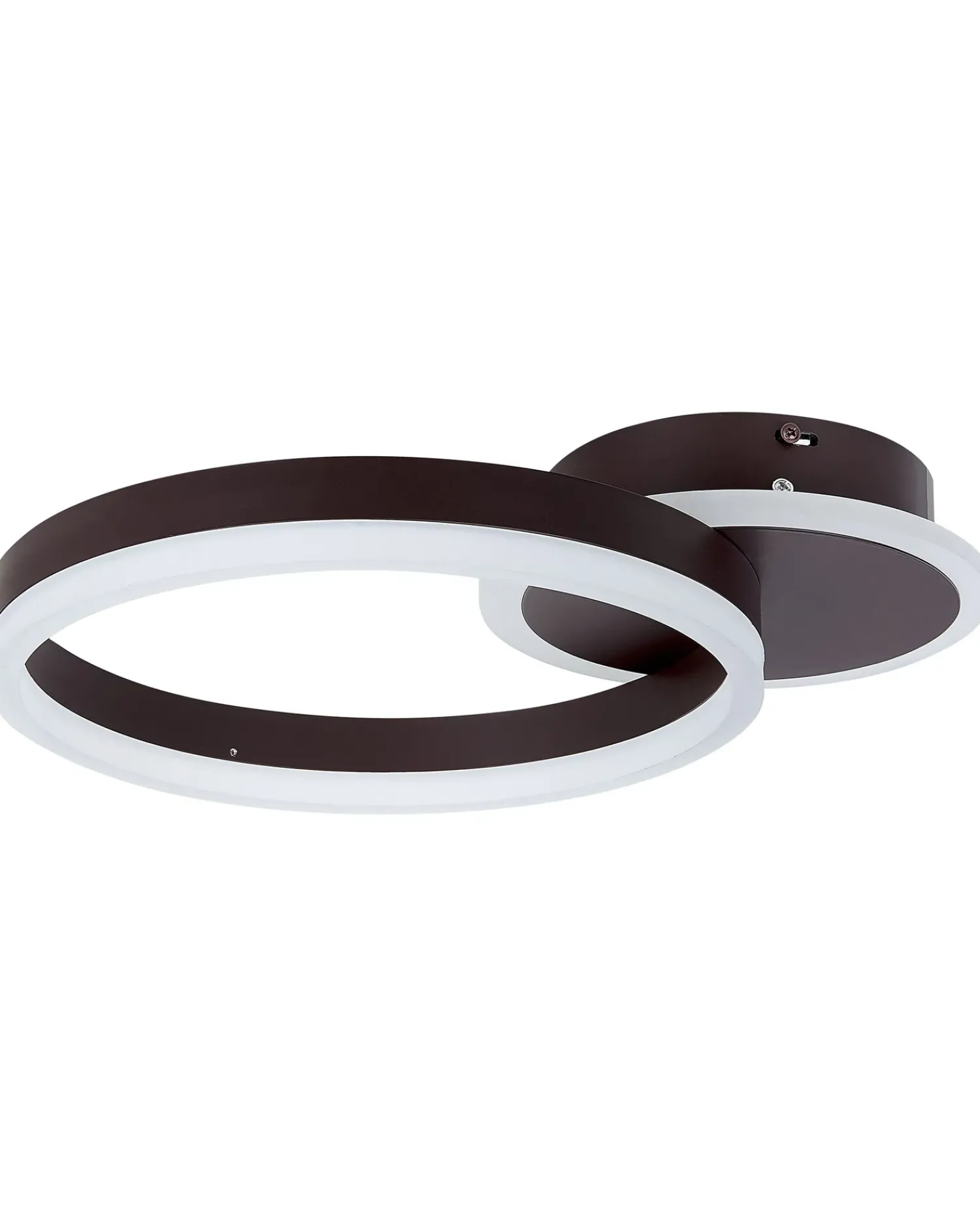 Best Beliani Lampadario a LED GLYDE Metallo scuro Marrone