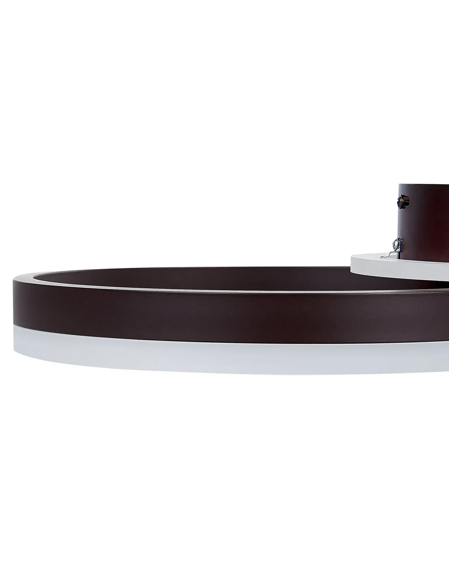 Best Beliani Lampadario a LED GLYDE Metallo scuro Marrone