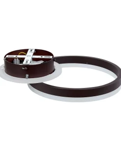 Best Beliani Lampadario a LED GLYDE Metallo scuro Marrone