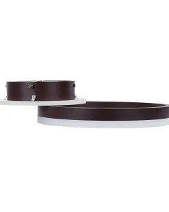 Best Beliani Lampadario a LED GLYDE Metallo scuro Marrone
