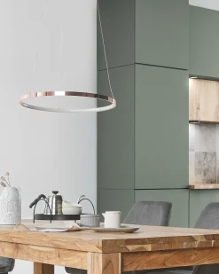 Sale Beliani Lampadario a LED JORDAN Metallo Oro rosa