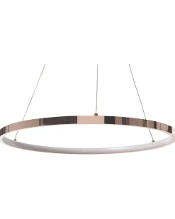 Sale Beliani Lampadario a LED JORDAN Metallo Oro rosa