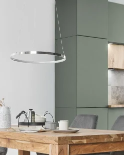 Best Beliani Lampadario a LED JORDAN Metallo Argento