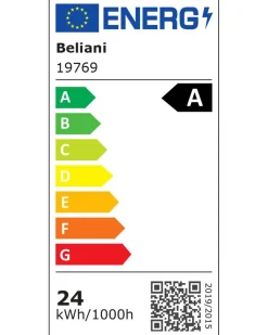 Best Beliani Lampadario a LED JORDAN Metallo Argento