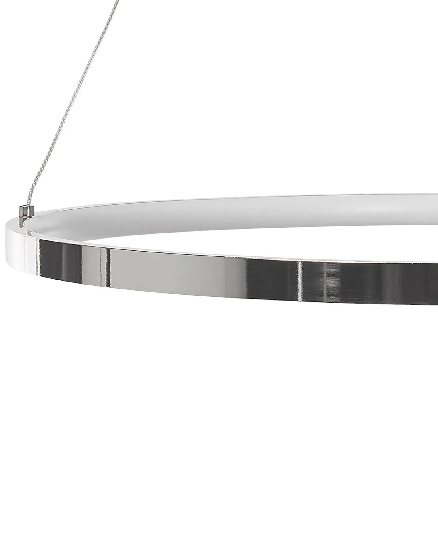 Best Beliani Lampadario a LED JORDAN Metallo Argento