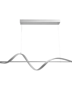 Best Beliani Lampadario a LED KHUTTI con telecomando con dimmer Metallo Bianco