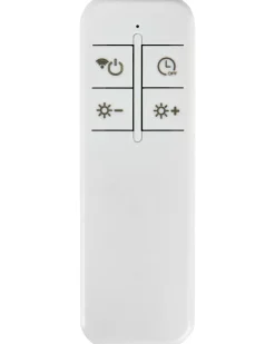 Best Beliani Lampadario a LED KHUTTI con telecomando con dimmer Metallo Bianco