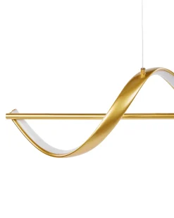 Hot Beliani Lampadario a LED KHUTTI Metallo Oro