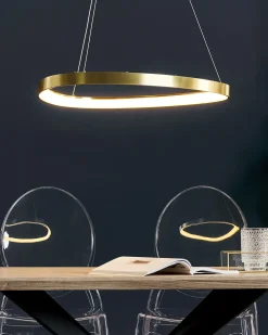 Hot Beliani Lampadario a LED KRABURI Metallo Oro