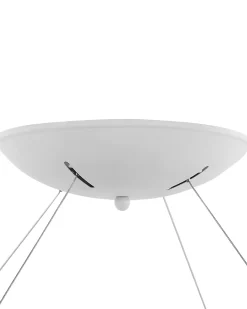 New Beliani Lampadario a LED LENYA Metallo Bianco