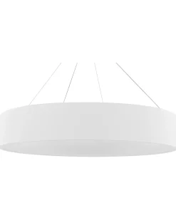New Beliani Lampadario a LED LENYA Metallo Bianco