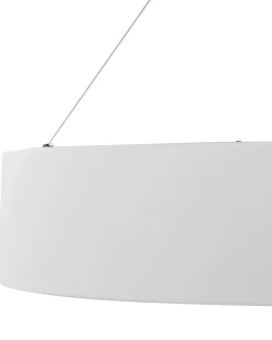 New Beliani Lampadario a LED LENYA Metallo Bianco