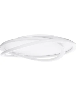 New Beliani Lampadario a LED LEYLAN con telecomando con dimmer Bianco