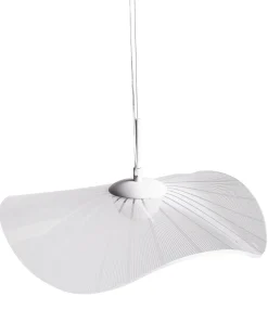 Beliani Lampadario a LED LOIRE Metallo Bianco