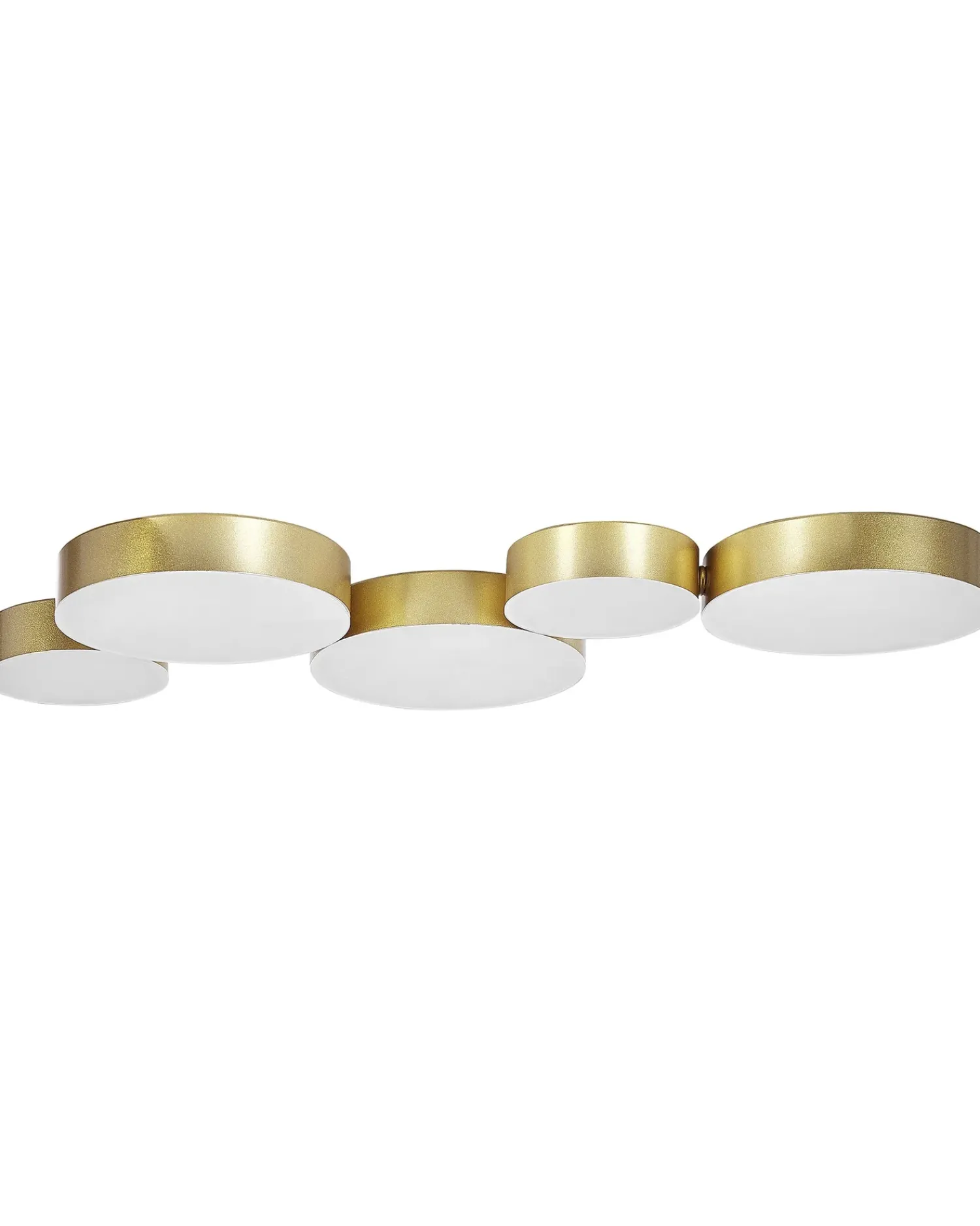 New Beliani Lampadario a LED LUGA Metallo Oro