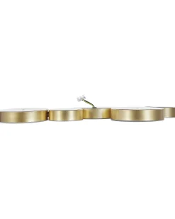 New Beliani Lampadario a LED LUGA Metallo Oro