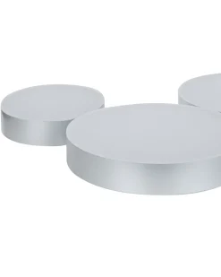 Online Beliani Lampadario a LED LUGA Metallo Argento