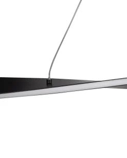 Clearance Beliani Lampadario a LED MAHOI Metallo Nero