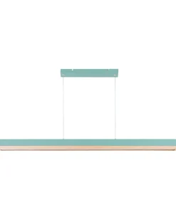 Best Beliani Lampadario a LED MARA Metallo Verde menta Marrone Verde