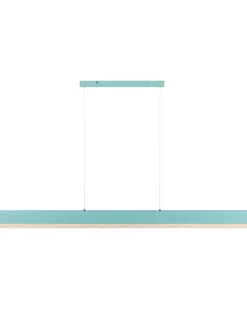 Best Beliani Lampadario a LED MARA Metallo Verde menta Marrone Verde