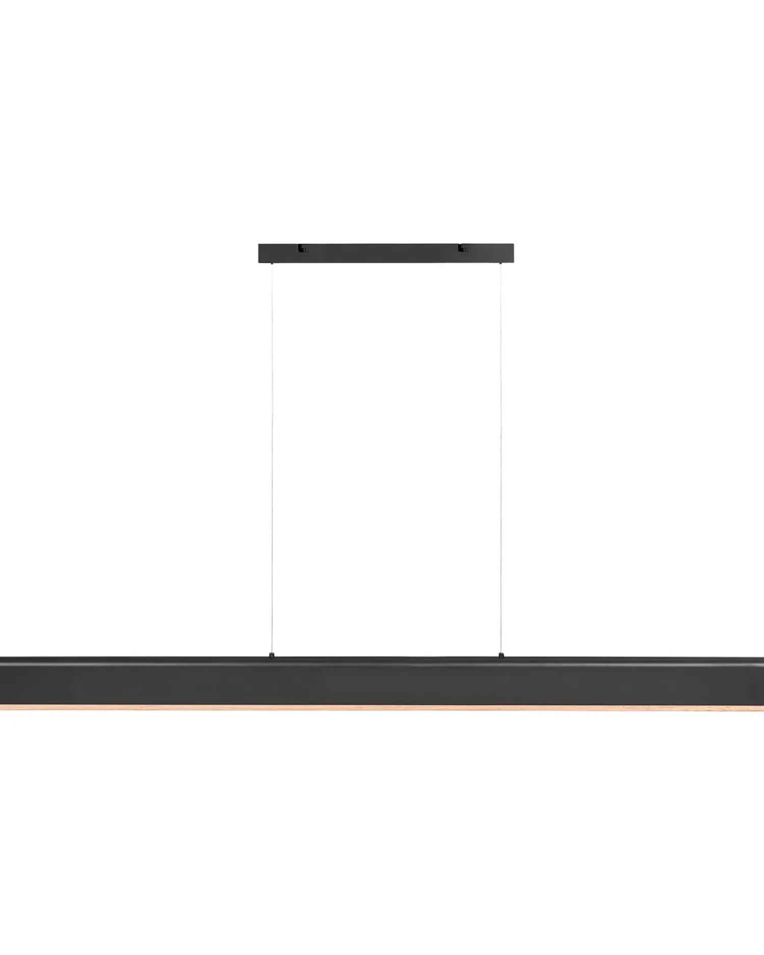 Outlet Beliani Lampadario a LED MARA Metallo Nero Marrone Nero