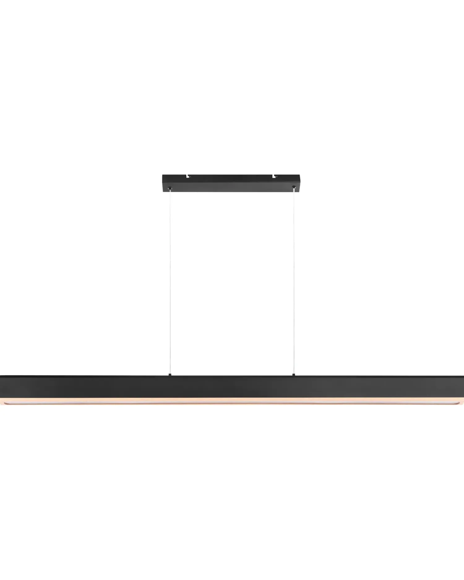 Outlet Beliani Lampadario a LED MARA Metallo Nero Marrone Nero