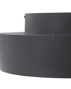 Outlet Beliani Lampadario a LED MOEI Metallo Nero