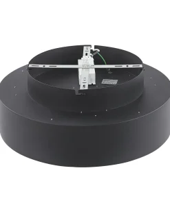 Outlet Beliani Lampadario a LED MOEI Metallo Nero
