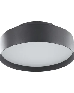 Outlet Beliani Lampadario a LED MOEI Metallo Nero