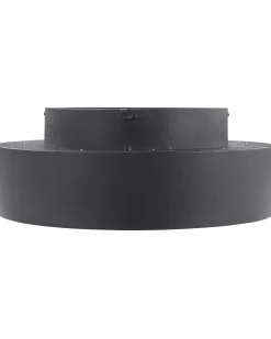 Outlet Beliani Lampadario a LED MOEI Metallo Nero