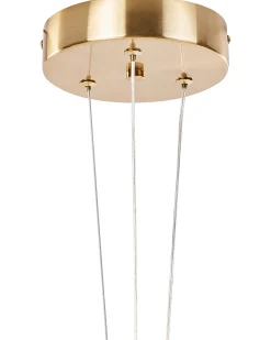 New Beliani Lampadario a LED PALUN con dimmer Metallo Oro