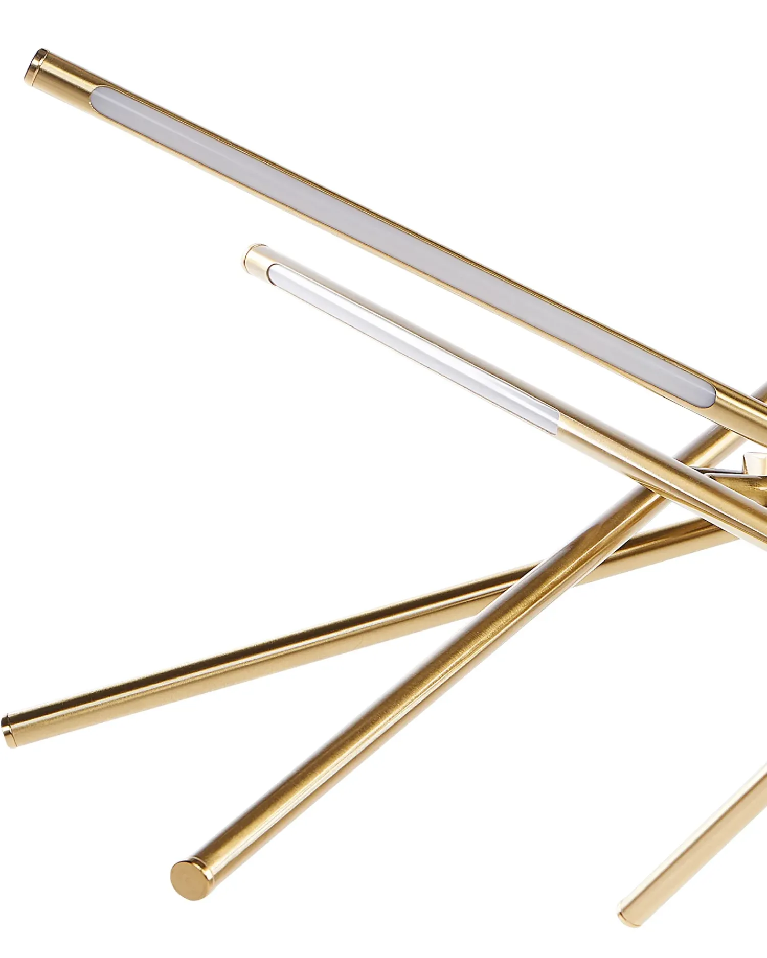New Beliani Lampadario a LED PALUN con dimmer Metallo Oro