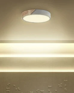 Best Beliani Lampadario a LED PATTANI Metallo Grigio Marrone Grigio