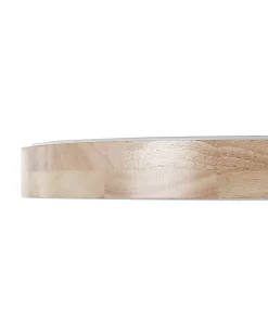 Outlet Beliani Lampadario a LED PATTANI Metallo Bianco Bianco Marrone